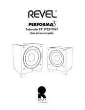 Revel PERFORMA 3 B110V2 Guia De Inicio Rapido