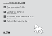 Epson SX440W Manual De Funcionamiento Básico