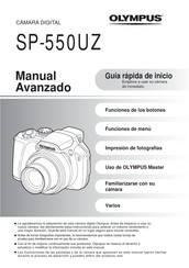 Olympus SP-550UZ Guía Rápida De Inicio