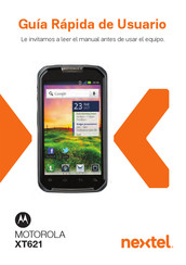 Motorola nextel XT621 Manual De Uso