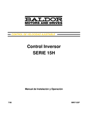 Baldor 15H Serie Manual De Instalación Y Operación