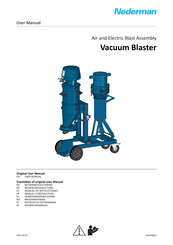 Nederman Vacuum Blaster Manual De Usuario