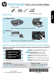 HP PHOTOSMART 5510 Serie Manual De Instrucciones