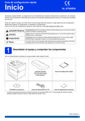 Brother Inicio HL-S7000DN Guía De Configuración Rápida