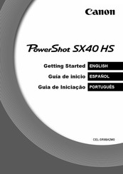 Canon PowerShot SX40 HS Guía De Inicio