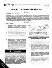 cashco 1000HP-DIFERENCIAL Manual De Instalación, Operación Y Mantenimiento