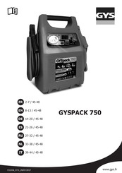 GYS GYSPACK 750 Manual Del Usuario