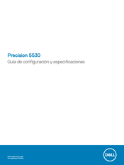 Dell Precision 5530 Guía De Configuración Y Especificaciones