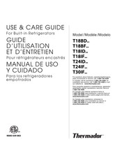 Thermador T18BD Serie Manual De Uso Y Cuidado