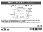 Tyco DSC WT5500 v1.4 Instrucciones De Instalación