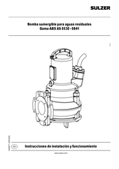 Sulzer Gama ABS AS Serie Instrucciones De Instalación Y Funcionamiento