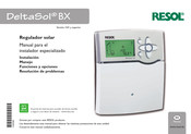 Resol DeltaSol BX Manual Para El Instalador Especializado