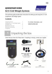 Tru-Test S2 Guia De Inicio Rapido