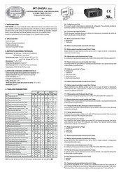 Full Gauge Controls MT-543Ri plus Manual De Instrucciones