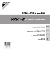 Daikin RWEYQ10PTL Manual De Instalación