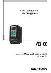 gefran VDI100 Manual De Instalación