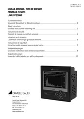 Camille Bauer CENTRAX CU3000 Instrucciones De Seguridad