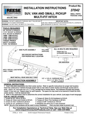 Reese Towpower 37042 Instrucciones De Instalación