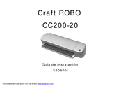 GRAPHTEC Craft ROBO CC200-20 Guia De Instalacion