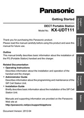 Panasonic KX-UDT111 Manual De Instrucciones