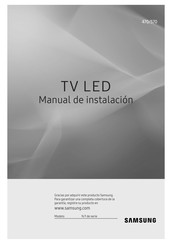 Samsung HG32EJ470 Manual De Instalación