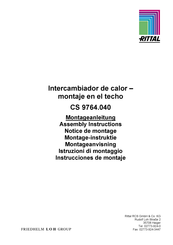 Rittal CS 9764.040 Instrucciones De Montaje