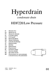Parker Hyperdrain HDF220-A/L.P. Manual De Uso