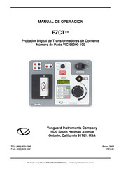 Vanguard Instruments Company EZCT Manual De Operación