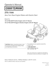 Craftsman 107.27788 Manual De Instrucciones