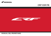 Honda CRF125F 2016 Manual Del Propietário