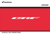 Honda CRF50F Manual Del Propietário