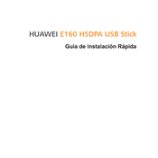 Huawei E160 Guía De Instalación Rápida