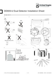 UTC Fire & Security Interlogix DD669-U Hoja De Instalación