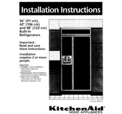 Kitchen Aid 36 Manual Del Usuario