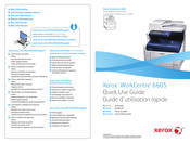 Xerox WorkCentre 6605 Guía De Uso Rápido