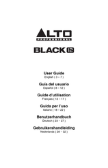 Alto Professional BLACK 12 Guia Del Usuario