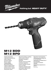 Milwaukee M18 BPD Manual De Instrucciones