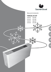 Saunier Duval FANCOIL 020 AF Manual De Instalación
