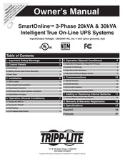 Tripp-Lite SmartOnline 30kVA Manual Del Propietário