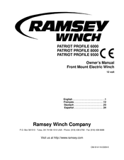 RAMSEY WINCH PATRIOT PROFILE 6000 Manual Del Propietário