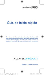 Alcatel Onetouch 983 Guia De Inicio Rapido