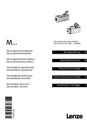 Lenze MQA Instrucciones Para El Montaje