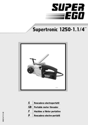 Super Ego Supertronic 1250-1.1/4 Manual De Instrucciones