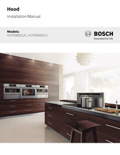 Bosch HCP50652UC Manual De Instalación