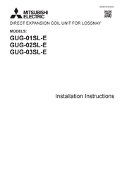 Mitsubishi Electric GUG-01SL-E Instrucciones De Instalación