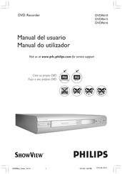 Philips DVDR615 Manual Del Usuario