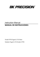 BK Precision 875B Manual De Instrucciones