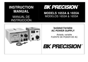 BK Precision 1653A Manual De Instrucciones