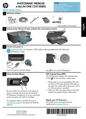 HP PHOTOSMART PREMIUM C310 Serie Manual De Instrucciones
