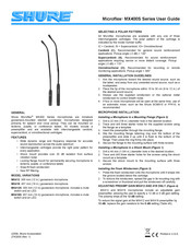 Shure Microflex MX400S Serie Manual De Instrucciones